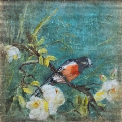 L'OISEAU ROUGE (120x120cm) L'OISEAU ROUGE (120x120cm)